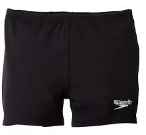 Traje de Baño Olímpico Speedo Basic Short Niño Negro